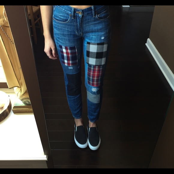 Madewell Denim - rare madewell patchwork jean